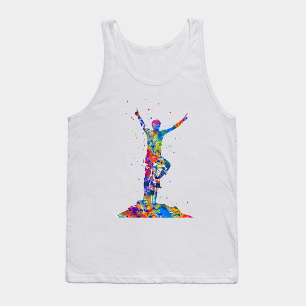 Mountain biking Tank Top by RosaliArt